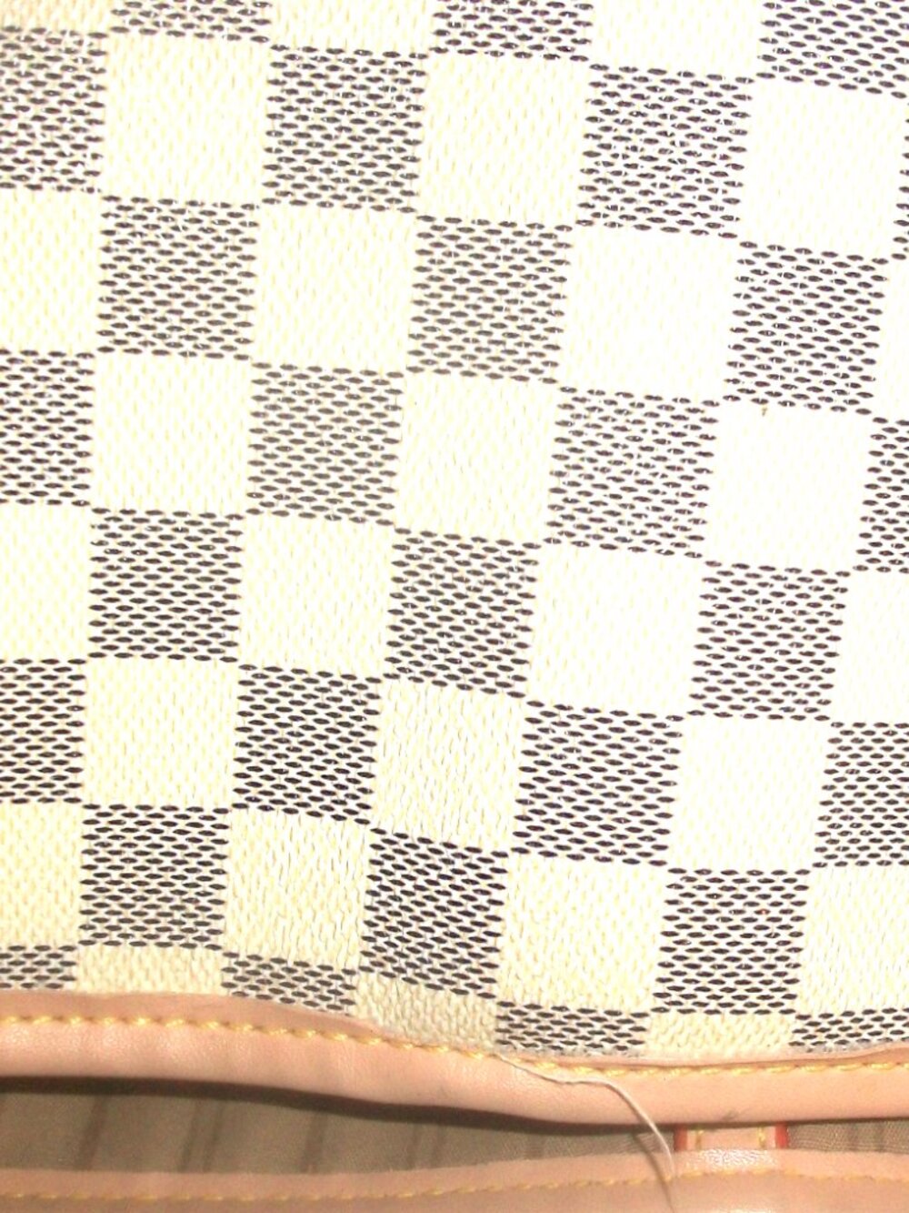 Large Tote in Style of Damier Azur Neverfull NOT Louis Vuitton - Picture 11 of 14
